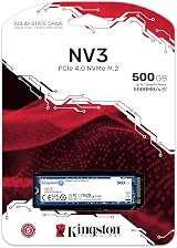 Kingston NV3 NVMe PCIe 4.0 500GB M.2 2280-SNV3S/500G SSD view 3