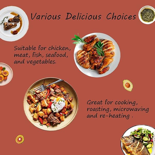 THEAKO 15COUNT COOKING ROASTING BAGS SUITABLE SIZE (12 X 15 INCH) OVEN FOR CHICKEN MEAT FISH AND VEGETABLE