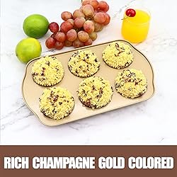 JOHO BAKING Nonstick 6 Cup Standard Muffin