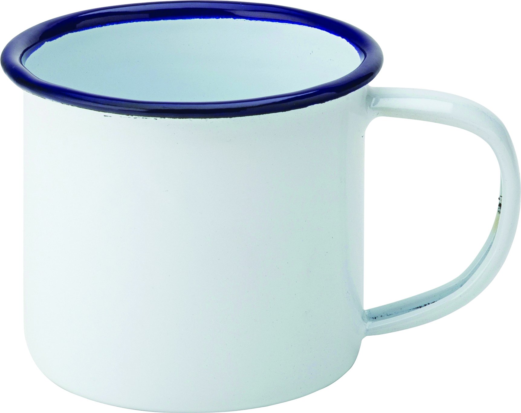 Utopia F50002-000000-B01012 Eagle Enamel Mug, 5.5oz Capacity, 6 cm Deep, Pack of 12