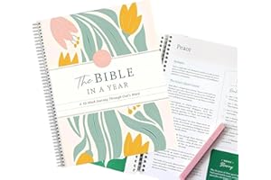 The Bible in a Year: A 52-Week Study Guide for Women – Spiral-Bound Devotional Journal with Reading Plan & Note-Taking Space (A5 Size)