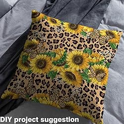 Erosebridal Sunflower Quilt Fabric by The
