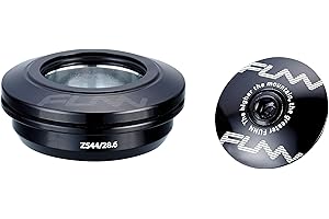 Funn Descend Upper Headset - Zero Stack Angular Contact Bearing, Durable and Lightweight Alloy for Mountain, BMX, Road and Gr