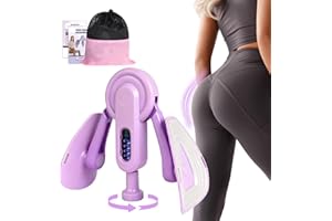 JHMFDDSB Thigh Trainer Thigh Exerciser for Women, 10-100LB Enhanced Adjustable Resistance Inner Thigh Exerciser, 360° Thigh Trainer Workout Equipment for Pelvic Floor Muscle Repair, Kegel Exercise