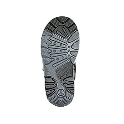 Kamik Boy's WaterbugWIDE Boot, Black/Charcoal, 1