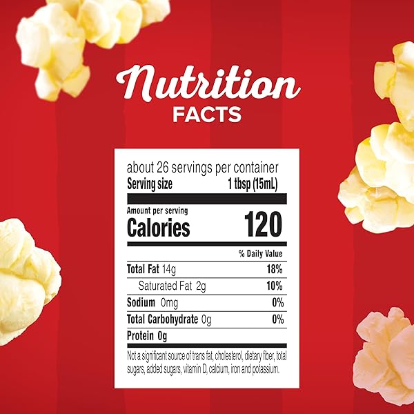 ORVILLE REDENBACHER’S MOVIE THEATER BUTTER FLAVORED TOPPING OIL, 13 FL OZ.