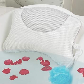 Amazon Com Luxurious Spa Bath Pillow For Tub Bathtub Pillow For