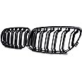 WOZUA Kidney Front Bumper Grilles Grill For BMW 3-Series E90 E91 2009 2010 2011 328i 318i 320i 323i 325i 330i 335i 4D 4-Door Sedan Wagon Gloss Color