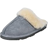 BEARPAW Women's Loki II Slide Slipper Grey Fog 6.5 M US