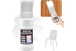 TRANSNI White Wood Touch Up Paint, Multi Surface Touch Up Paint Pen, Refinishing for Door, Cabinets, Furniture, Metal - No Sanding, Fast-Drying, Water-Based Multi-Surface (6.35 Oz)