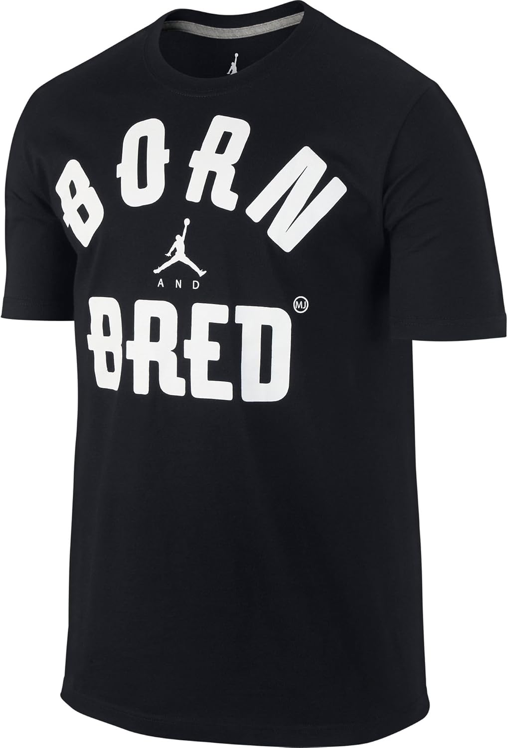 Jordan Born And Bred Men's T-Shirt Black/White 619924-010 (Size 4X) | Amazon.com