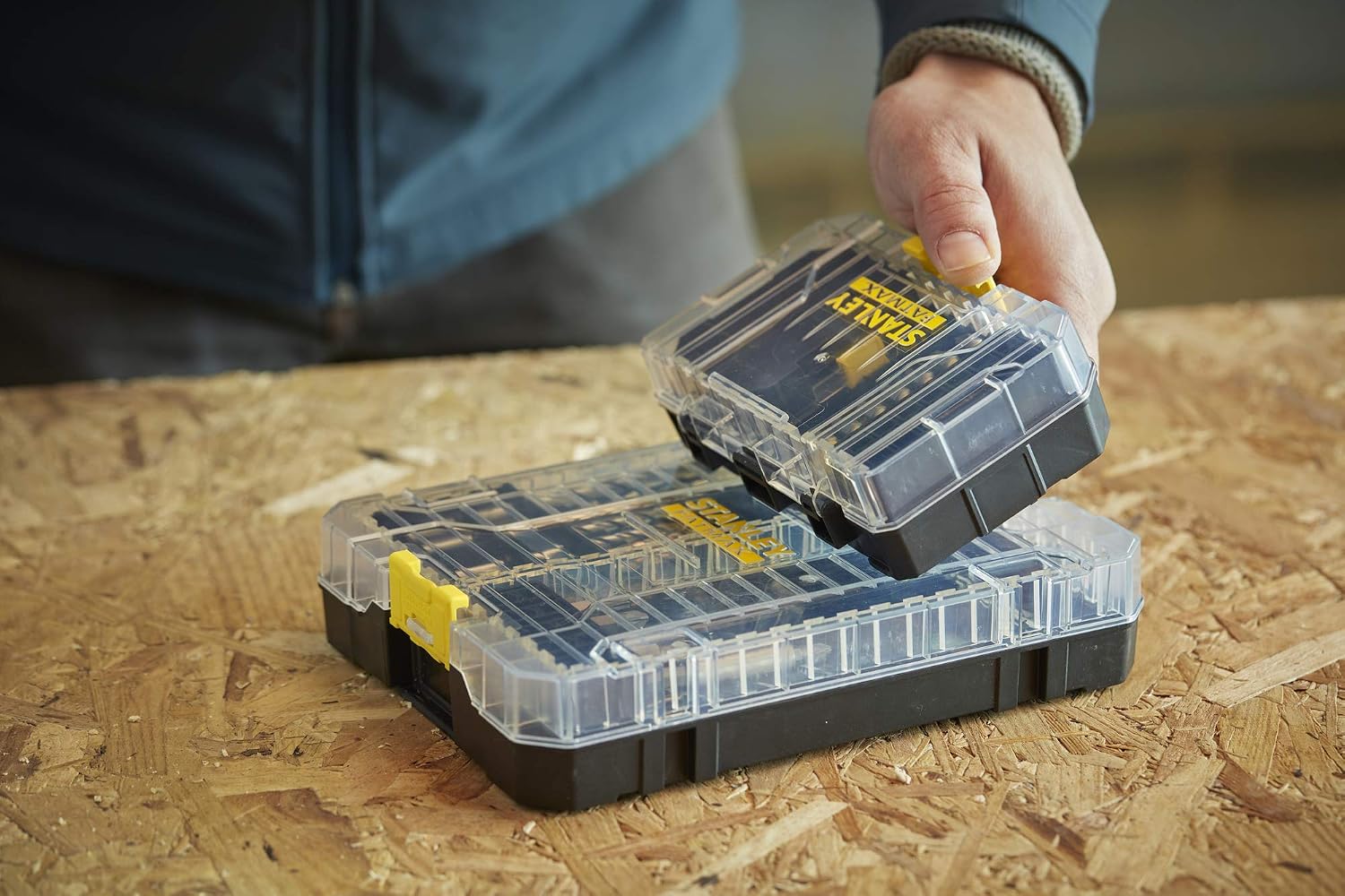 STANLEY FATMAX Masonry and Impact Screwdriver Drilling Bit Set Includes a Small ToughCase and Shaker Box Compatible with Pro-Stack and TSTAK (19 Pieces) STA88552-XJ - Image 4