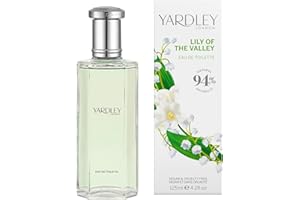 Lily of The Valley by Yardley of London for Women Eau De Toilette Spray, 4.2 Ounce