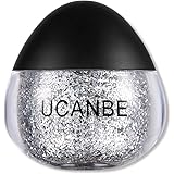 UCANBE Snot Glitter Gel for Body and Face, 0.63 fl. Oz (silver)