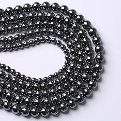 103pcs 4mm AAA Black Hematite Beads Natural Stone