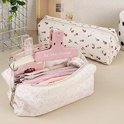 Cute Pencil Case Aesthetic Student Pencil Pouch