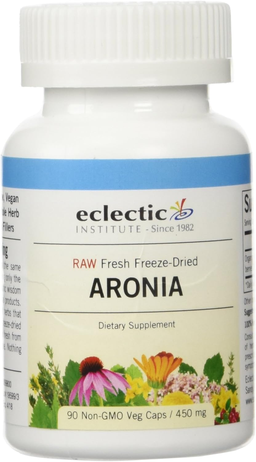 Eclectic Institute, Aronia Berry 450mg, 90 Capsules