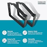 Keypak Lockable Ladder Rack Brackets (2 Pack) Heavy Duty Wall Ceiling Storage view 2