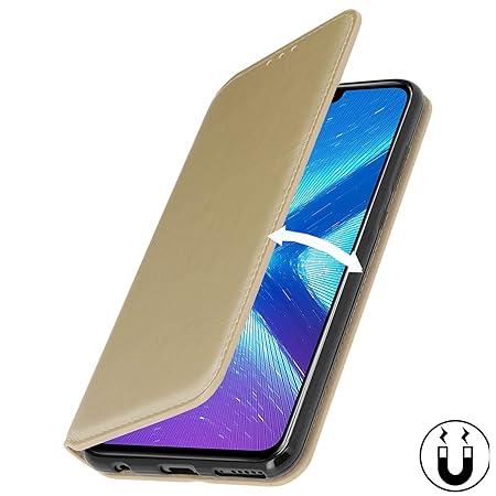 AURSTORE Huawei Honor 8X Hülle Handyhülle Huawei Honor 8X Tasche Leder Flip Case Brieftasche Etui Schutzhülle für Huawei Hono