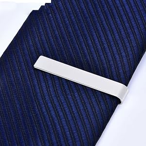 Tie Clips Men's Metal Necktie Bar Dress Shirts Tie Pin For Wedding Ceremony, Jewelry Wedding Exquisite Suit Accessories ﻿(H)