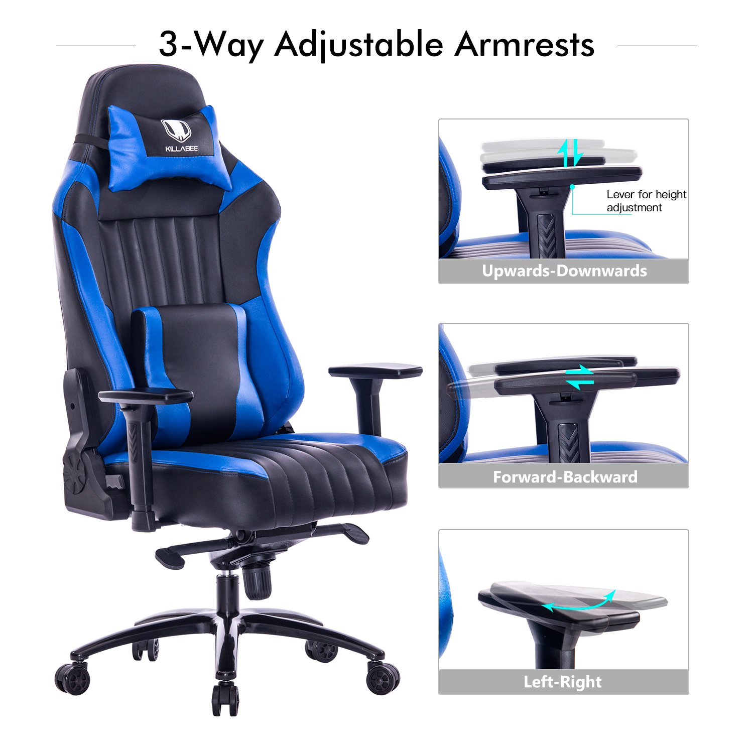 Killabee Big And Tall Gaming Chair