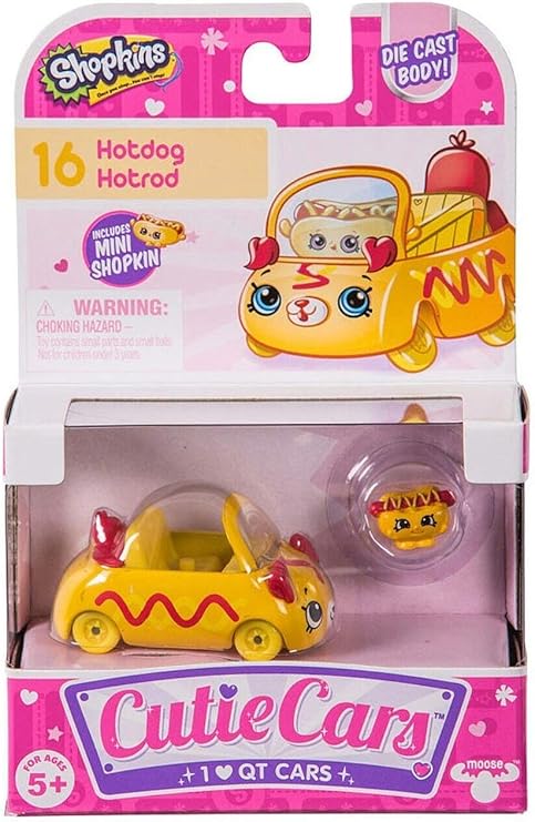 Shopkins Cutie Cars #16 Hotdog Hotrod 