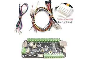 SZJLMKJ Advanced Breakout Fightting game controll Board USB Passthrough Edition Integrated Pico Fighting Board For PC PS4 (Board with fight harness)
