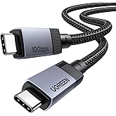 UGREEN 240W USB C Cable Gen2 10Gbps USB 3.2, USB C to USB C Cable 4K 60Hz Video Output Fast Charging Compatible with iPhone 1