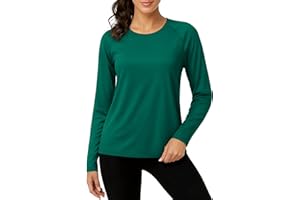 TACVASEN Women's UPF 50+ UV Protection Long Sleeve Sun Shirts Rash Guard Quick Dry Athletic Swim Tops Workout Running Hiking