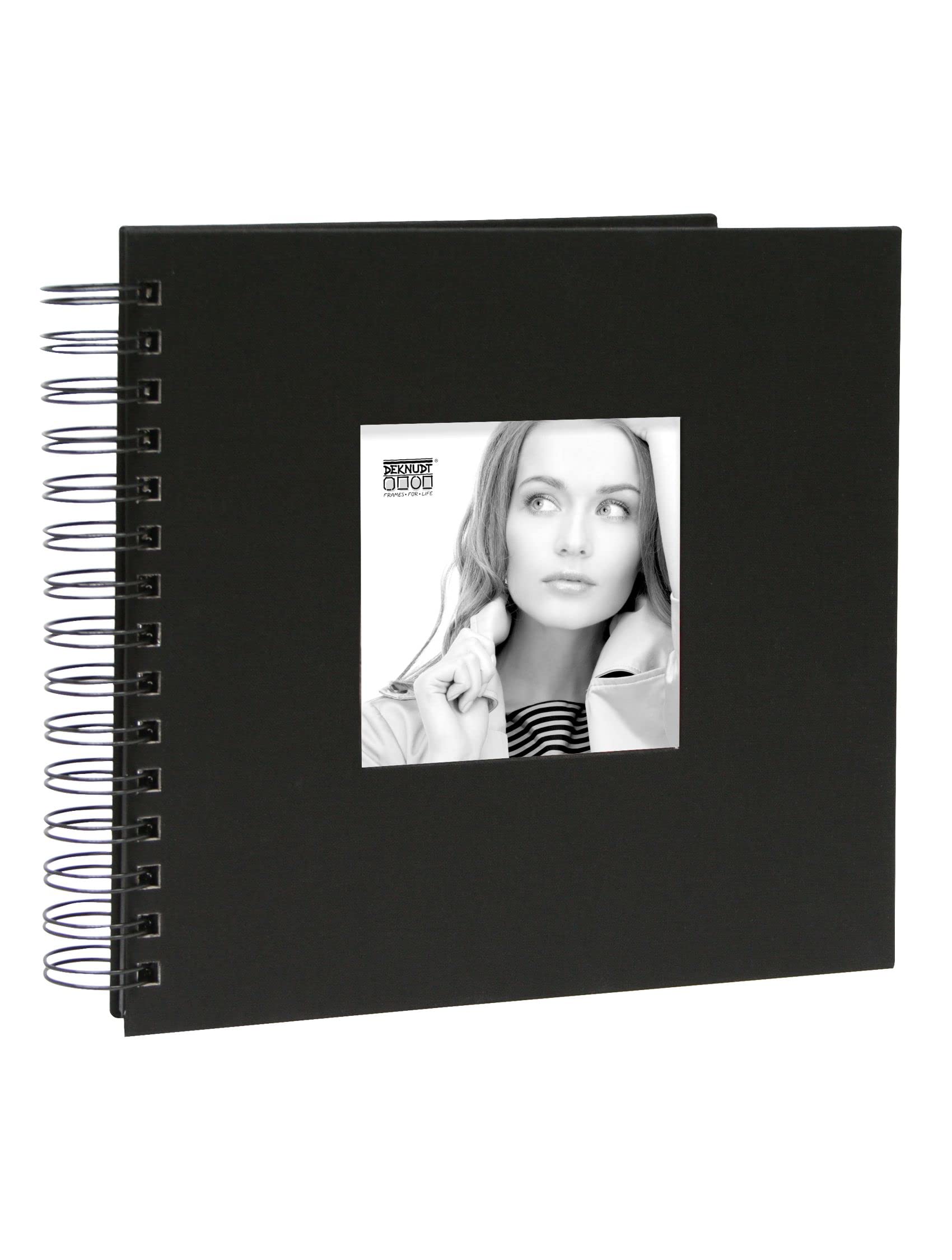 Deknudt Photo Album Box Picture, Canvas, Black, 20 "x20