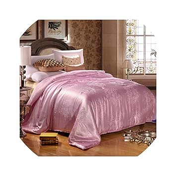 Amazon Com Bedspreads Solid Leaves Silk Cotton Blend 100