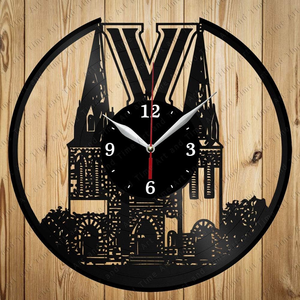 Vinyl Clock Villanova University Art Decor Home Wall Clock Black Original Gift Unique Design