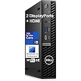 Dell OptiPlex 7020 MFF Mini PC 7000 Micro Form Factor Business Desktop Computer, Intel Hexa-Core i5-12500T (Beat i7-11700T), 32GB DDR5 RAM, 1TB PCIe SSD, WiFi6E, 2 DisplayPort + HDMI, Windows 11 Pro