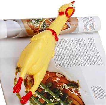 Amazon Myoffice悲鳴鶏 押し叫ぶ チキン ニワトリ 面白い 鋭いチキン鳴き声 おもちゃ 贈り物 おもちゃ雑貨 おもちゃ