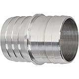 ICT Billet 1-1/2" to 1-1/2" Inch Hose Barb Splice Coupler Repair Mend Fitting Adapter Connector Radiator Coolant Intercooler 