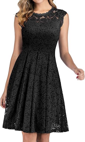 floral lace cocktail dress