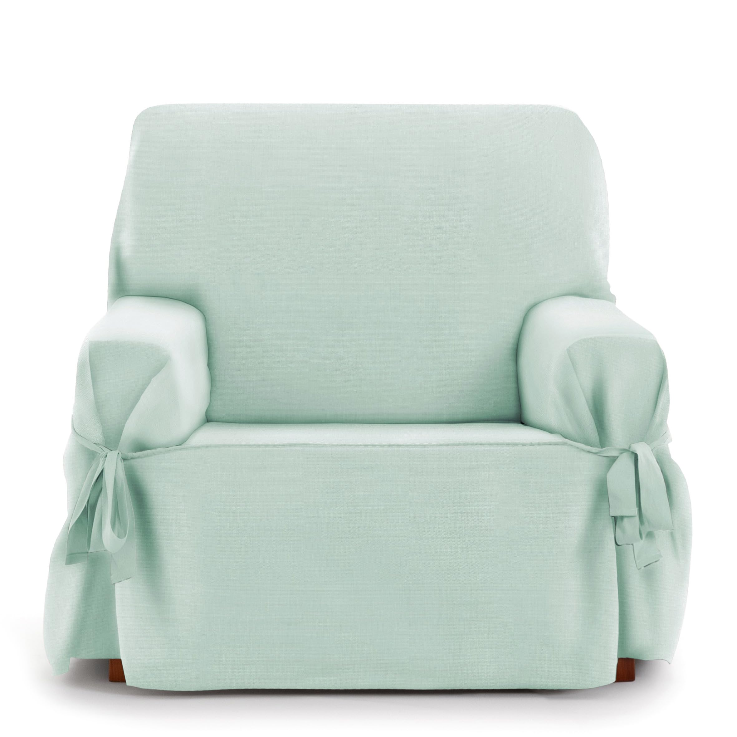 Eysa Universal Adjustable Sofa Cover with Ties East 1 Seater Colour 04/Marine Water