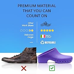 CALZURO Classic Work Clogs Without Holes - Unisex