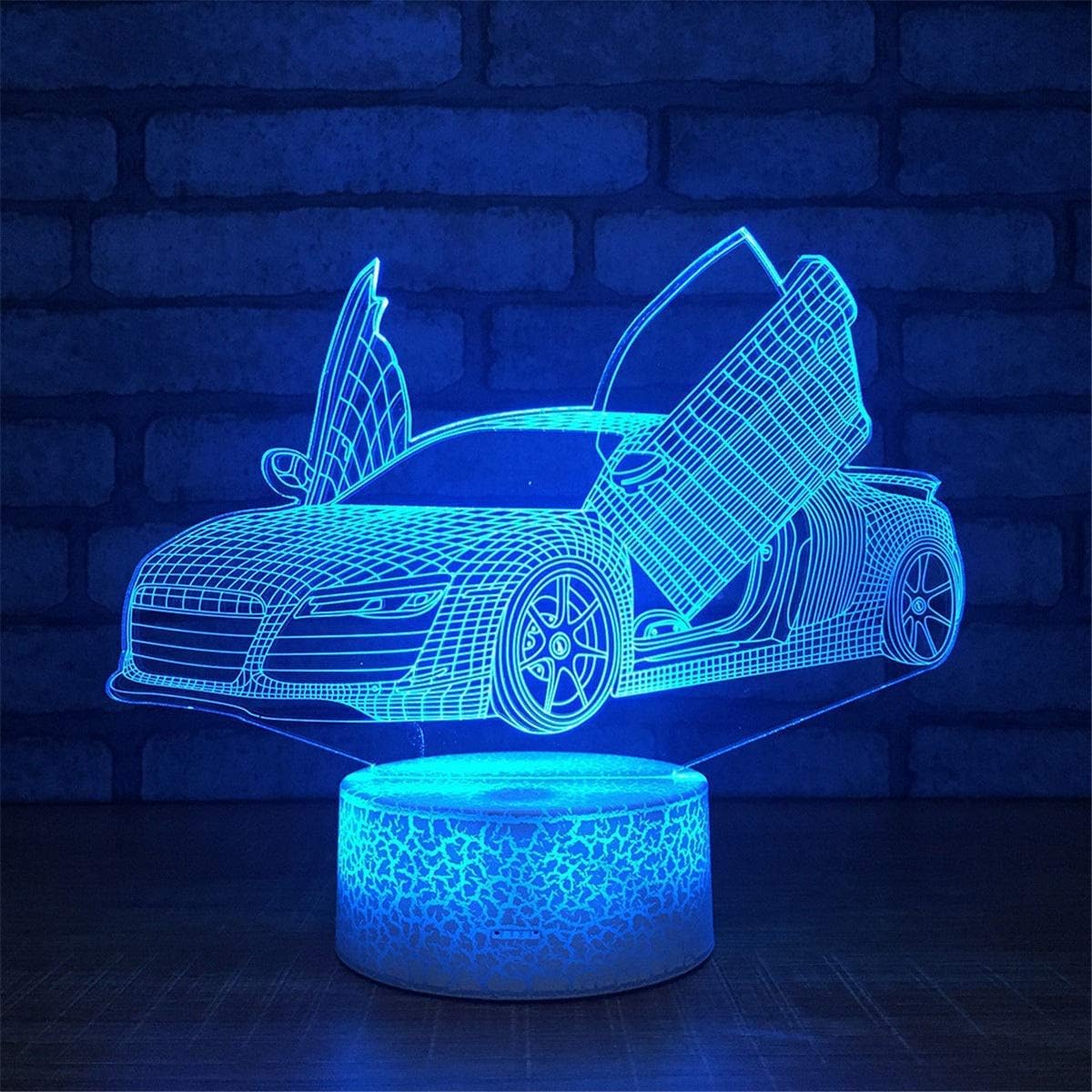 HPBN8 Ltd3D Ballet Night Light USB Powered Remote Control Touch Switch Decor Table Desk Lamps 7/16 Color Changing Lights LED Table Lamp Xmas Home Love Brithday Children Kids Decor Gift