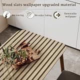 Abyssaly Wood Effect Peel and Stick Wallpaper Light Oak 40x300cm view 3