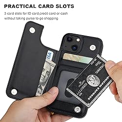 ONETOP Compatible with iPhone 13 Wallet Case with