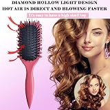 WACURRENTHYD Curl Defining Brush Hair Styling Tool Pink Green NEW view 4
