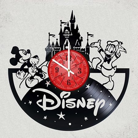  Home Decor Usa Walt Disney Vinyl Wall Clock
