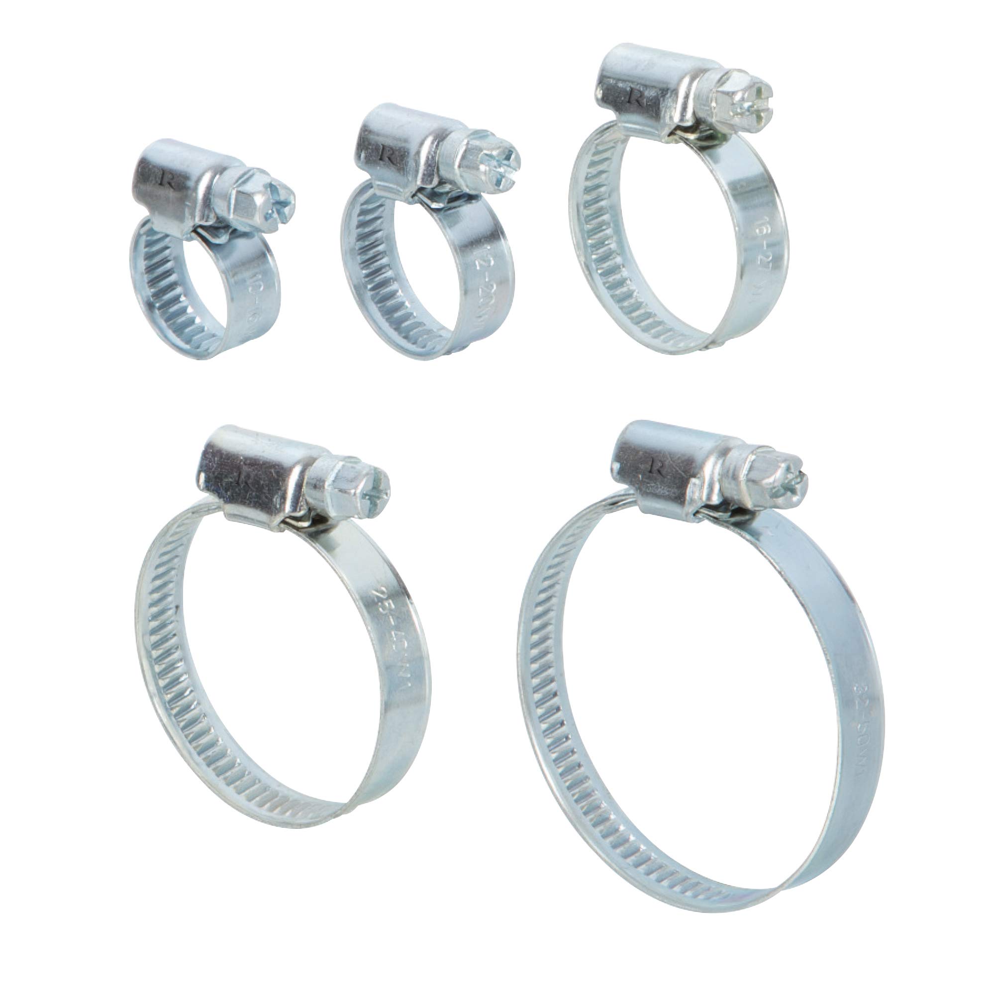 Ribiland PRCOLMIX10 Set 10 Cable Ties, Width 9 mm, Silver