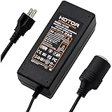 AC to DC Converter, HOTOR 8A 96W 110-220V to 12V Car Cigarette Lighter Socket AC/DC Power Adapter.
