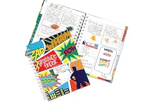 Denise Albright Gratitude Finder® 52 Week Non-Dated Journal for Boys with 177 Totally Cool Hand-Illustrated Stickers (Super Kiddo)