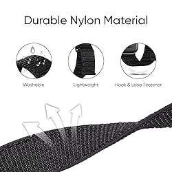 6 Pack Sport Nylon Loop Band Compatible with Apple