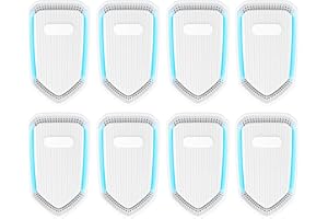 JAHYELEC Air Purifier Plug In, 8 Pack Air Ionizers for Home,Portable Negative Ion Air Freshener,Quiet Filterless Air Purifiers for Home,Office Kitchen Bathroom,Mini Air Cleaner for Pet Odor,Dust,Smoke Smell