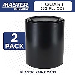 Master Elite 1 Quart Empty Plastic Paint Can