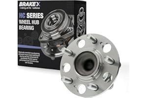 Brake X Rear Right Wheel Bearing and Hub Assembly for 2008-2010 Hyundai Elantra | HC Series Rear Passenger wheel hub assembly